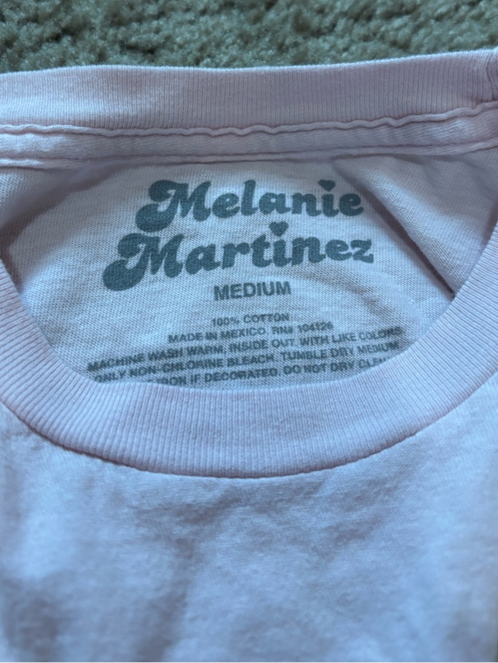 Melanie Martinez Cry Baby Blocks T Shirt Size Medium 100% Cotton - Picture 3 of 3